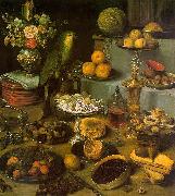 Georg Flegel Large Food Display oil painting artist